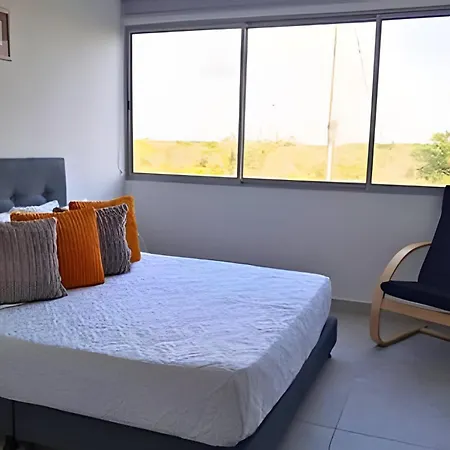 A Estrenar: Apto Familiar Con Patio Privado 2h/2b * Cartagena